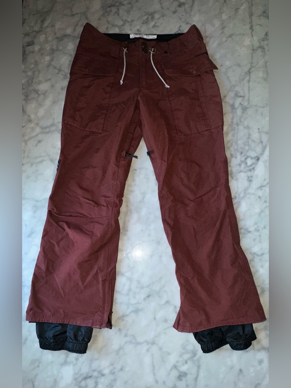 Analog Men's Maroon Cargo Snow Pants